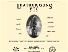 Tablet Screenshot of leathergunsetc.com